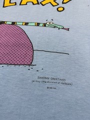 Vintage 1980s – Relax!” Shoebox Greeting by Hallmark USA T-Shirt Small/Medium