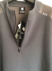 Descente Half Zipper Quick Drying Huagefu Long Sleeves T-shirt