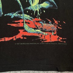 Vintage 1997 Todd McFarlane Spawn Violator Comic T-Shirt Black L USA Reflective