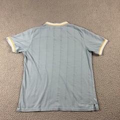 Vintage Football Town Shirt Mens Small Blue Nations Collection Logo Embroidery