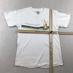Providenciales Turks & Caicos Graphic Tee Shirt Adult Small (34-36) White Hanes