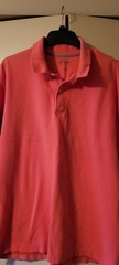 St Johns Bay XXL 2XL Mens Polo Shirt Short Sleeve Easy Care Pockets Pink Salmon
