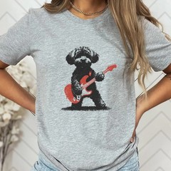 Maltipoo Rock shirt Cute Guitar Dog Tee Gift for Maltipoo Moms T-Shirt