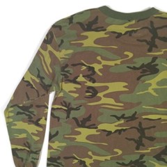 Rothco Camouflage T-Shirt Mens XL Multicolor Long Sleeve Crew Neck Cotton Blend
