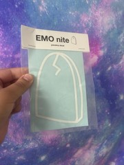 EMO NITE Bundle! T-Shirt XL, Decal, Enamel Pin, Emo nite is every nite