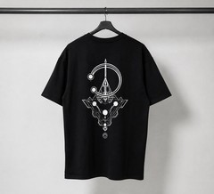 ZENTRA Premium 280 GSM Oversized Heavyweight Cotton T-Shirt | Black Streetwear