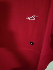 Hollister Men’s Logo Icon Crewneck T-Shirt Short Sleeve Red Size Medium