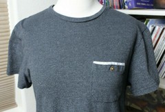 Craft Flow Mens Shirt Small Cotton Blend Pocket Charcoal Machine wash
