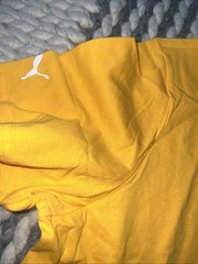 NWT Puma BMW Motorsport Logo Men’s T Shirt Gold Sz L $45