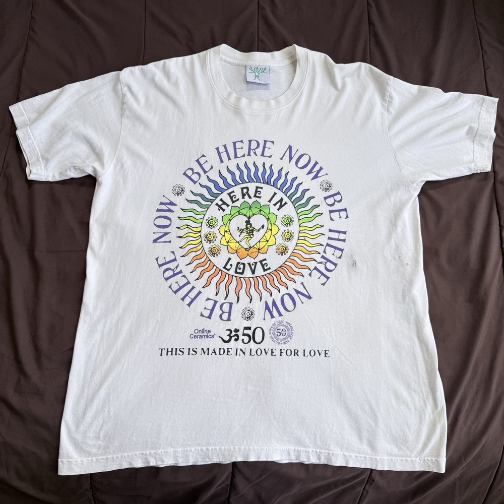 Online Ceramics X Ram Dass Be Here Now 50 Years XL Shirt Tim Leary LSD