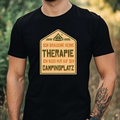 Mens Camping Theme Cotton T-Shirt Size XS to 5XL