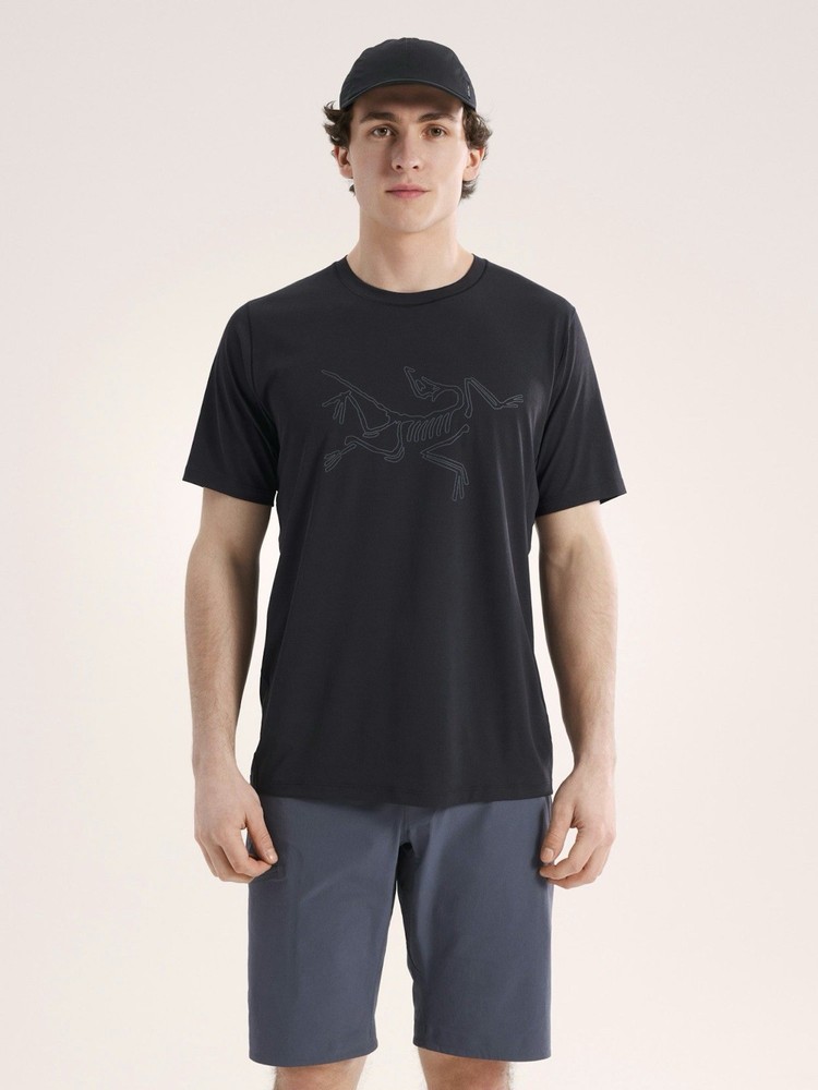 Arc’teryx Cormac Logo SS Medium T-Shirt Black Brand New
