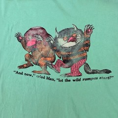 Vintage 1988 Where The Wild Things Are Shirt XL Single Stitch Stedman Thrashed