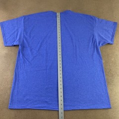 Gildan Men’s Size 2XL Blue DryBlend Short Sleeve T-Shirt New