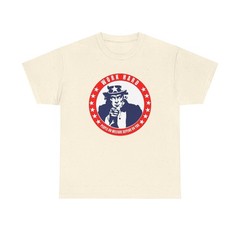Uncle Sam Work Hard T-Shirt | Patriotic Vintage USA Graphic Freedom America