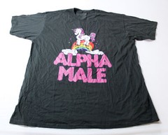 American Classics Men’s Unicorn Alpha Male T-Shirt CD4 Charcoal Size 2XL