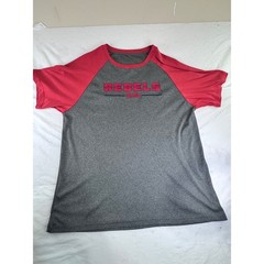 Ole Miss Rebels Performance Raglan Shirt Mens XL Grey Red Excellent NCAA Tee