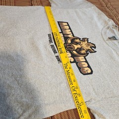 Army Hog Hunters Graphic T-Shirt Large Men Grey Double Sided Gildan Ultra Cotton