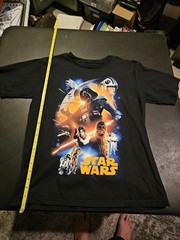 Star Wars Disney Store Men’s Small Black Graphic Tee Shirt Original Trilogy
