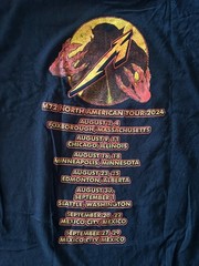 METALLICA Concert Shirt Slayer Megadeth AC/DC Motorhead WASP Anthrax DIO Maiden
