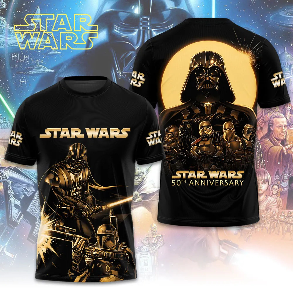 Wars 50th Anniversary 3D Apparel Tshirt