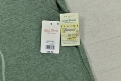 Lucky Brand Men’s Lucky Label Green Short Sleeve Crew Neck Size 2XLT NEW