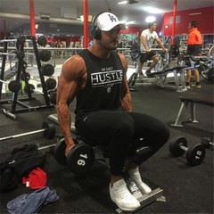 Fitness Men Bodybuilding Tank Top Gyms Clothing Singlets Vest Sleeveless