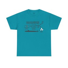 Nuclear Submarine Propulsion Diagram Tee | Science STEM Shirt