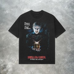 Retro Hellraiser Pinhead Tee – Vintage Horror Movie T-Shirt, Classic 80s Horror