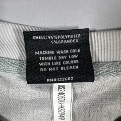 Original Deluxe Apparel T Shirt Mens Small Gray Ribbed Knitted Stretch Crew Neck