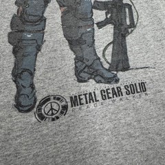 Metal Gear Solid Vintage Shirt Medium Peacewalker Promo Y2K Konami Video Game