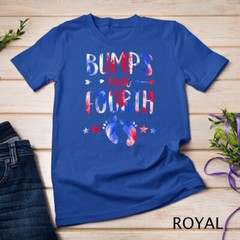 Bump’s First 4th Of July Pregnancy Independence Day Tie Dye Unisex T-shirt