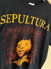 Sepultura Roots Vintage Single Stitch Band T Shirt Size XL Modern Reprint