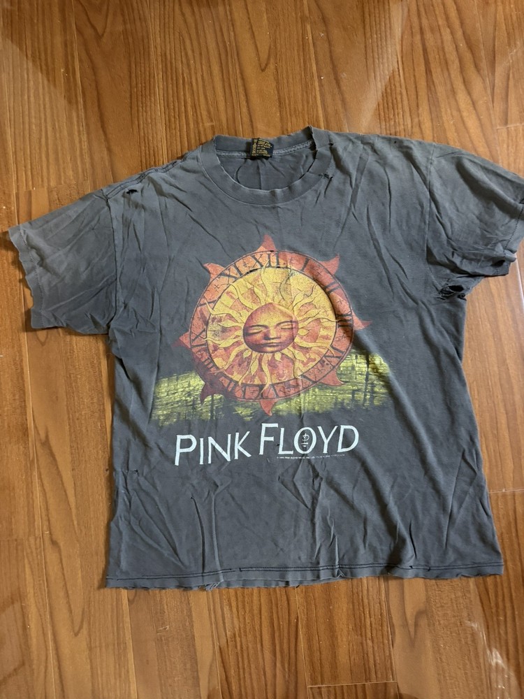 Vintage 1994 Pink Floyd North American Tour Sundial Band Shirt Size L Brockum