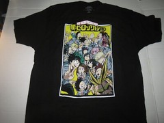 sh3 Lot of 2 Anime T-Shirts My Hero Academia & Yu Yu Hakusho YYH Mens XXL
