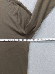 Old Navy Men Shirt XXL Khaki Crew Neck Long Sleeve Pullover Casual Thermal Tee