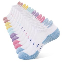 6 Pairs Women Ankle Socks Athletic Cushioned Running Low Cut Sports Liner