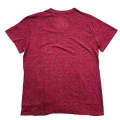 Ecko Unltd Men’s T-Shirt Burgundy Black Graphic V-Neck EO31K752