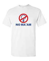 NO MA AM funny bundy joke parody party – Cotton Unisex T-Shirt