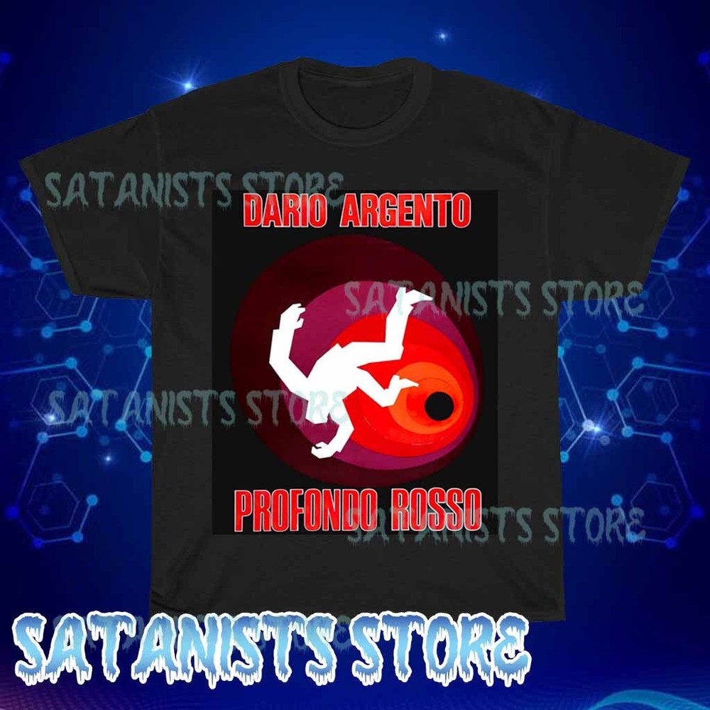 New Profondo Rosso Deep Red Movie Dario Argento Men’s Black Funny Size S to 5XL