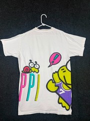 Vintage 1994 Sanrio Keroppi All Over Print T Shirt USA Single Stitch One Size