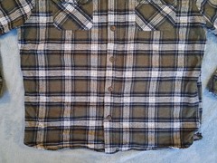 Jachs Heritage Flannel Plaid Green Blue Size L Heavy Blend Long Sleeve Shirt