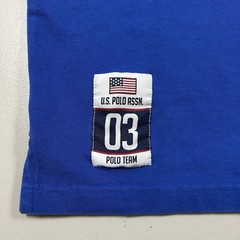 y2k US Polo Assn. USPA Blue Polo Shirt Men’s Size L Preppy Streetwear Big Pony