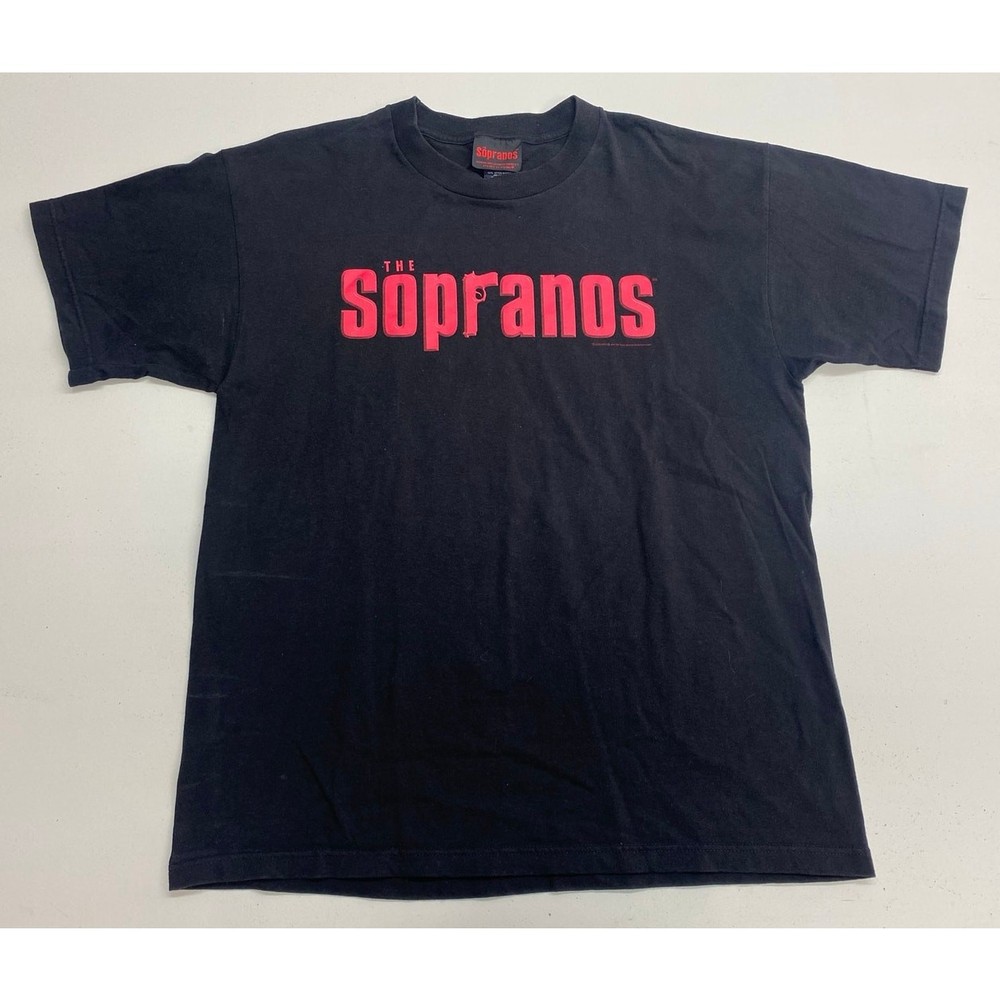 VTG Y2K 2000 The Sopranos HBO U.S. T’s 707 tv show promo graphic t-shirt XL