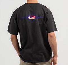 RIP CURL MAX ENERGY Men’s S/S T-Shirt – Washed Black – Medium – NWT