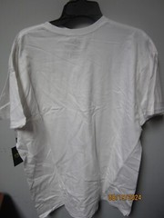Athletic Works Men’s White Cotton T-Shirt Size XL (46-48) LOT OF 2!