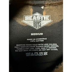 Beastie Boys Root Down Graphic T-Shirt Mens Medium Black Bleach Wash Ombre Band