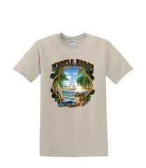 T-Shirt S to 2XL 3XL -SURF myrtle beach SAILBOAT beach boards resort waves fun