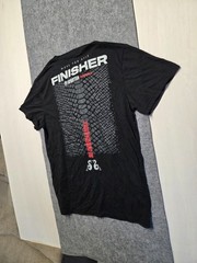 Spartan Men’s T Shirt Black Size Medium Graphic Print Sprint Finishers Comfort
