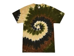 Multi-Color Tie Dye T-Shirts Kids & Adult 100% Pre-Shrunk Cotton Colortone